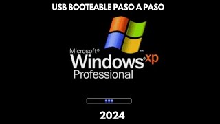 Instalar Windows XP desde USB  BOOTEAR WINDOWS XP EN UNA MEMORIA USB  Paso a Paso 2024 ✅ [upl. by Joane]