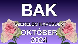 ♑️ Bak Október 2024❤️Tökéletes boldogság ❤️Szerelem Kapcsolat Tarot Jóslás [upl. by Zulema]