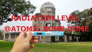 Measuring Radiation Level today in Hiroshima the Atomic Bomb Dome [upl. by Liahcim269]