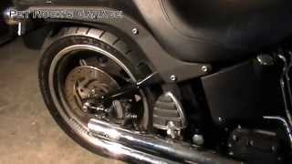 How To Remove amp Install Rear Wheel  Harley Davidson Softail [upl. by Oag24]