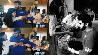 Jhanvi Kapoor Celebrates Raksha Bandhan With Arjun Kapoor [upl. by Cindra215]