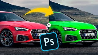 Como MUDAR A COR de um objeto  Tutorial Photoshop 2022 [upl. by Aysa879]