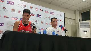 NorthPort postgame press conference after 11487 win over NLEX [upl. by Yeaton]