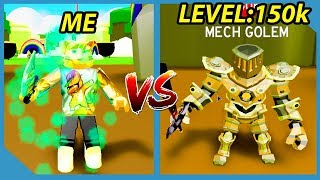 Me VS Level 150000 Max Boss  Roblox Slaying Simulator [upl. by Downing]