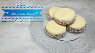 Alfajores de Maizena Sin glutenPara CeliacosSin TACC [upl. by Cherry]