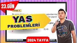 YAŞ PROBLEMLERİ  23 GÜN 40GündeTYTmatematikkampı [upl. by Grannia]