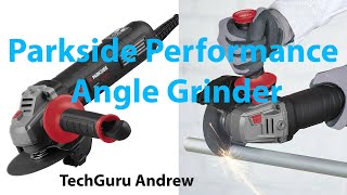 Parkside Performance Angle Grinder PPWS 125 A1 [upl. by Ivey90]