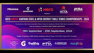 T2  WS FINAL 58th Haryana State Inter District Table Tennis Championships  2024 [upl. by Adriell]