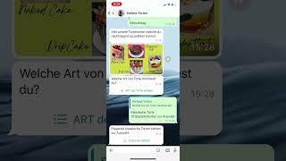 WhatsApp Marketing Automatisierter Bestellprozess für die Konditorei Stefans Torten aus Langenwang [upl. by Shippee118]