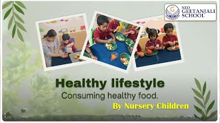 Nursery Class Activity on Concept FRUITS  Peeling Chopping Sorting and Squeezing [upl. by Poock617]