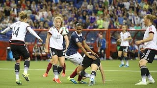 Féminines Coupe du Monde 2015  France  Allemagne 11 4 tab 5 buts le résumé [upl. by Schrader]