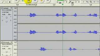 Tutorial interprétation ou traduction audiomixage audacity [upl. by Kilbride]