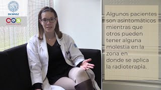 Radioterapia Efectos adversos  INCMNSZ  Educación para la Salud [upl. by Lyontine]