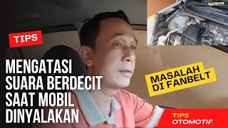 TIPS MENGATASI BUNYI BERDECIT SAAT MOBIL DINYALAKAN HANYA PAKAI BAHAN DI DAPUR [upl. by Maidie]