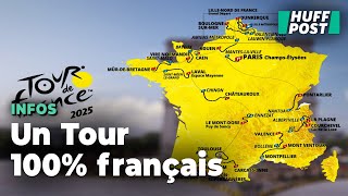 Tour de France 2025 le parcours en intégralité [upl. by Fania]