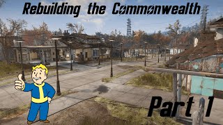 Rebuilding Sanctuary Fallout 4 Modded [upl. by Seyah]