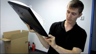 Acer S231HL 23IN Widescreen LED Backlit LCD Monitor Black Unboxing amp First Look Linus Tech Tips [upl. by Namolos]