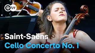 SaintSaëns Cello Concerto No1  Emmanuelle Bertrand Pedro Halffter Ensemble Orchestral de Paris [upl. by Kalindi]