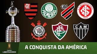 Potes do sorteio da Libertadores 2023 [upl. by Ydnil]