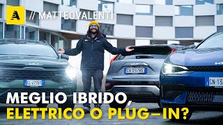 Meglio IBRIDO ELETTRICO o PLUGIN Kia SPORTAGE vs EV6 vs NIRO  PROVA STRUMENTALE [upl. by Heidy]