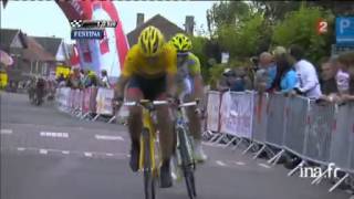 Première victoire de Peter Sagan sur le tour de France [upl. by Nannoc469]