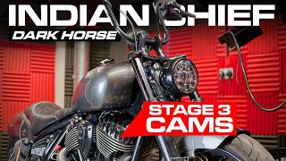 Indian Chief Dark Horse  Stage 3 Cam Tuning  BHP UK Custom ECU Remapping [upl. by Wertheimer718]