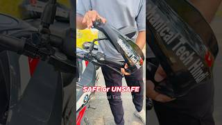 Bike  Motorcycle Lever Guard  Is It Safe To Install Hand Lever Guard In Your Bike shorts [upl. by Annaiek]