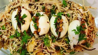 Atho and Bejo recipe  Chennai famous street food Atho  Egg Bejo recipe  Burma food [upl. by Leryt]