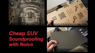 CHEAP Vehicle Soundproofing PT2  Noico Red Sound insulation Subaru Forester [upl. by Nasus]