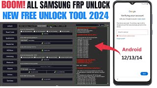 SAMSUNG FRP BYPASS ALL ANDROID VERSION 2024  NEW ONE CLICK FREE TOOL 2024 [upl. by Arraeit414]