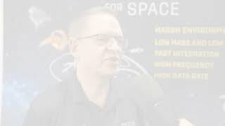 SpaceComm Expo Scotland Interview with Nigel Kellett Business Development Manager Axon Cable [upl. by Tayib]