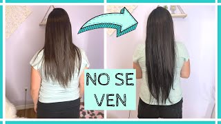 CÓMO Poner EXTENSIONES DE CLIP ¡SIN QUE SE NOTEN [upl. by Gillead145]