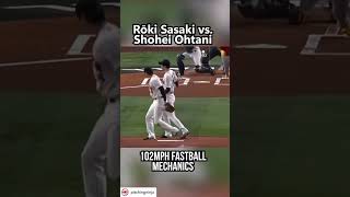 💥Roki Sasaki vs Shohei Ohtani💥 [upl. by Armond]