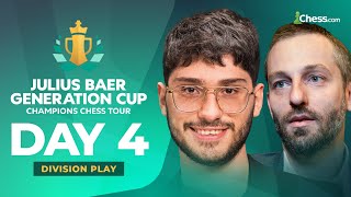 Magnus v Levon amp Alireza v Grischuk In Winners SF Julius Baer Generation Cup DIV I [upl. by Sessylu]