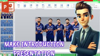 How to Make Introduction Presentation in Powerpoint [upl. by Tillinger]