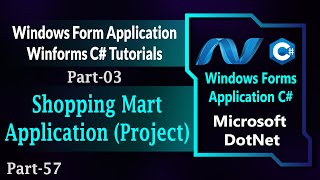 57  Shopping Mart Application Project In Windows Forms C  Winforms C  Part3 HindiUrdu [upl. by Kessler443]