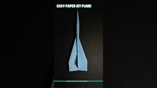 How to Make an Easy Paper Jet Plane  Easy DIY Jet Plane Craft origami paperart diy [upl. by Anit]