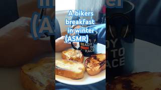 A Bikers breakfast in winter ASMR  ktm bikelife bikers motorcycle motorcycleexhaust asmr yt [upl. by Fulbert715]