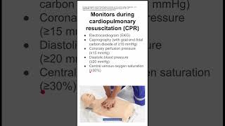 Monitors during cardiopulmonary resuscitation CPR [upl. by Stannfield]