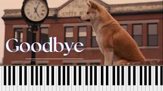 Goodbye  Hachiko Soundtrack Piano piano pianocover [upl. by Einavoj]