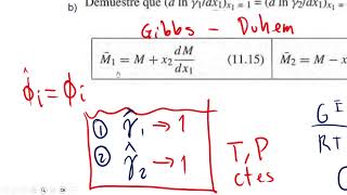 Coeficientes de Actividad con Energía Libre de Gibbs de Exceso [upl. by Beberg]