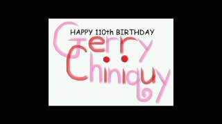 Gerry Chiniquys 110th Birthday Bobolink Pink audio [upl. by Hedi]