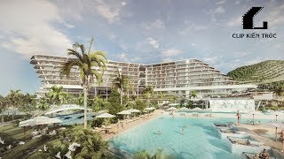 3D Architecture Video  Lumion 8Pro Resort Nghỉ Dưỡng Bãi Tiên Nha Trang [upl. by Arocahs]