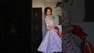 My dress and petticoat from British Retro ♥️fashion beauty retro vintage tage [upl. by Channing]