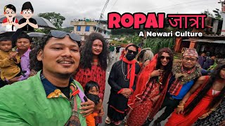 Ropai Jatra Sapatar Village Kathmandu Newari Culture [upl. by Ivan]