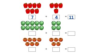 learn Addition basic Addition Addition for kids Add maths alphabet Phonics nursery kids study [upl. by Airtemak]