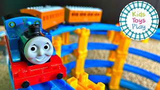 Thomas and Friends TOMY Toy Train Track Build [upl. by Caswell]