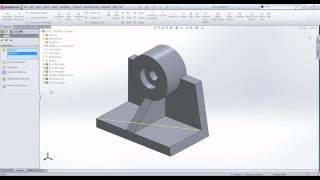 Creating a Reference Axis in SolidWorks [upl. by Arhez422]