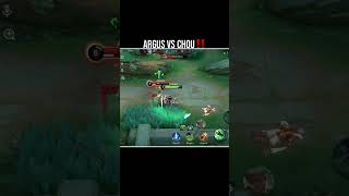 Argus vs chou shorts mobilelegends argus chou mlbb [upl. by Ziguard]