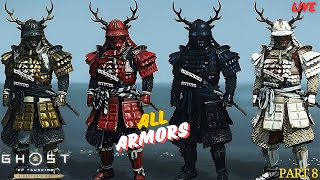 quotUnlocking All Armors in Ghost of Tsushima quot Part 8 [upl. by Lihkin420]